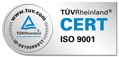 Tüv Rheinland Siegel Cert ISO 9001